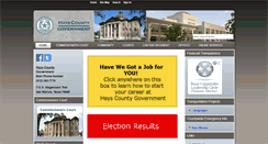 Desktop Screenshot of co.hays.tx.us