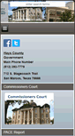 Mobile Screenshot of co.hays.tx.us
