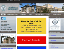 Tablet Screenshot of co.hays.tx.us