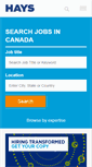 Mobile Screenshot of hays.ca