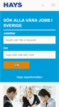 Mobile Screenshot of hays.se