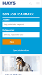 Mobile Screenshot of hays.dk