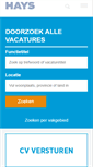Mobile Screenshot of hays.nl
